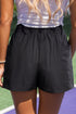 Sporty Functional Cargo Pocket Elastic Waist Active Performance Skort