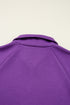 Sporty Half Zip Pullover Mini Skort Two Piece Dress