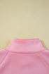 Sporty Half Zip Pullover Mini Skort Two Piece Dress