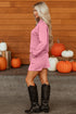Sporty Half Zip Pullover Mini Skort Two Piece Dress