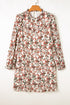 Springtime Jubilee Floral Long Sleeve Mini Dress