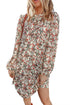 Springtime Jubilee Floral Long Sleeve Mini Dress