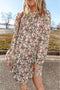 Springtime Jubilee Floral Long Sleeve Mini Dress