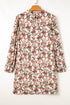 Springtime Jubilee Floral Long Sleeve Mini Dress
