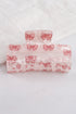 Square Bow Knot Print Acrylic Hair Claw