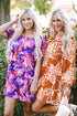 Square Neck Puff Sleeve Tiered Babydoll Dress