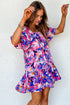 Square Neck Puff Sleeve Tiered Babydoll Dress