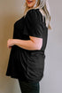 Square Neck Ruched Shoulder Puff Sleeve Top