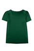 Square Neck Ruched Shoulder Puff Sleeve Top