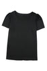 Square Neck Ruched Shoulder Puff Sleeve Top
