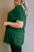 Square Neck Ruched Shoulder Puff Sleeve Top