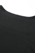 Square Neck Ruched Shoulder Puff Sleeve Top