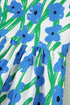 Square Neck Ruffle Sleeve Floral Maxi Dress
