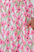 Square Neck Ruffle Sleeve Floral Maxi Dress