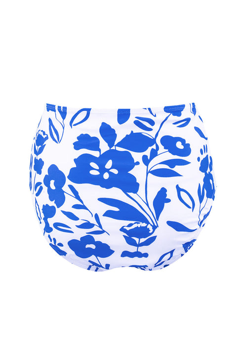 Square Neck Sleeveless Print Tankini Set