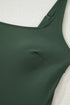 Square Neck Tie Waist Sarong Swim Dress
