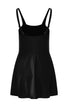 Square Neck Tie Waist Sarong Swim Dress