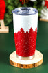 Stainless Steel Elk And Pine Tree Pattern Insulated Tumbler