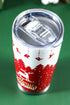 Stainless Steel Elk And Pine Tree Pattern Insulated Tumbler