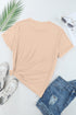 Star And Stripe Bow Print Short Sleeve T Shirt