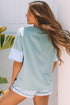 Star Applique Drop Shoulder Relaxed Fit Tee
