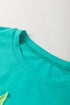 Star Applique Drop Shoulder Relaxed Fit Tee