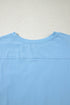Star Applique Drop Shoulder Relaxed Fit Tee