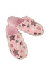 Star Print Plush Fleece Open Toe Slide Slippers