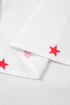 Star Print Puff Sleeve Button Down Shirt