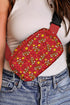 Star Print Strap Adjustable Nylon Camera Crossbody Bag