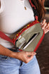 Star Print Strap Adjustable Nylon Camera Crossbody Bag