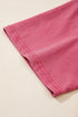 Star Printed Mineral Wash Casual Cotton T Shirt