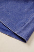 Star Printed Mineral Wash Casual Cotton T Shirt