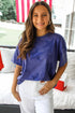 Star Printed Mineral Wash Casual Cotton T Shirt