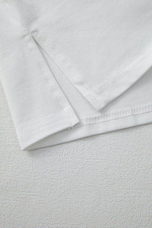 Starburst Applique Oversized Graphic Cotton Tee