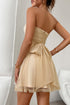 Starry Night Tulle Cocktail Mini Dress