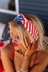 Stars And Stripes Knot Detail Wide Headband