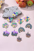 Statement Acrylic Masquerade Mask Drop Earrings