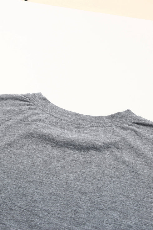 Statement Cash Letter Print Short Sleeve Graphic T-Shirt