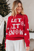 Statement Graphic Knit Mock Neck Sweater