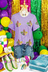 Statement Graphic Print V Neck Short Sleeve T Shirt