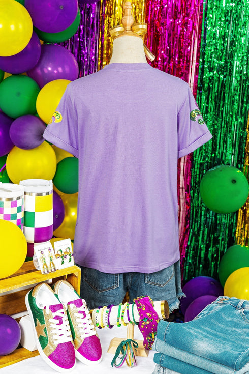 Statement Graphic Print V Neck Short Sleeve T Shirt