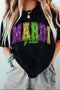Statement Letter Print Short Sleeve Graphic Tee