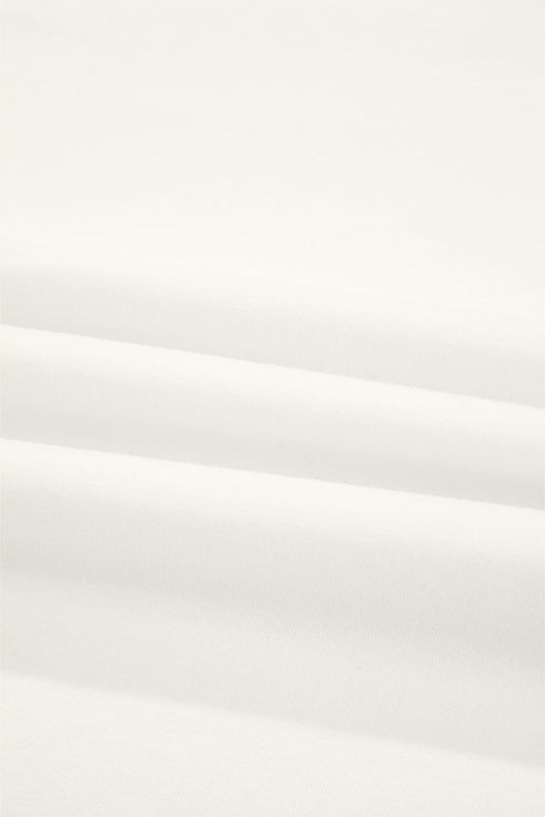 Statement Tiered Tulle Ruffle Sleeve Knit Tee Top