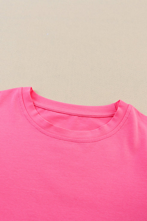 Statement Tiered Tulle Ruffle Sleeve Knit Tee Top