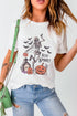 Stay Spooky Skeleton Hand Pumpkin Graphic T-Shirt