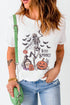 Stay Spooky Skeleton Hand Pumpkin Graphic T-Shirt