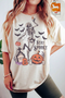 Stay Spooky Skeleton Hand Pumpkin Graphic T-Shirt