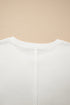 Stitch Detail Patch Pocket Crew Neck Sweatshirt