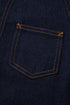 Stitched Detail Collar And Button Denim Jacket